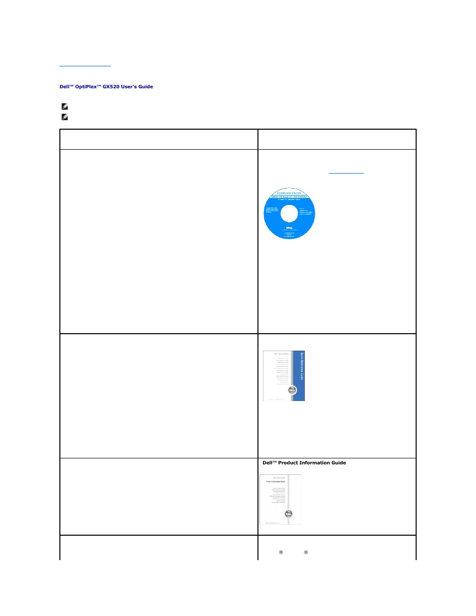 Finding information | Dell OptiPlex GX520 User Manual | Page 27 / 229