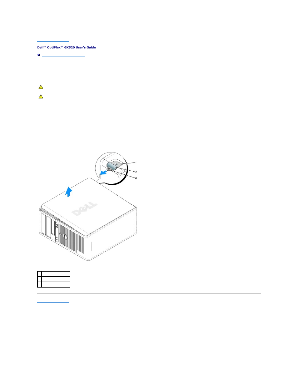 Removing the computer cover | Dell OptiPlex GX520 User Manual | Page 73 / 229