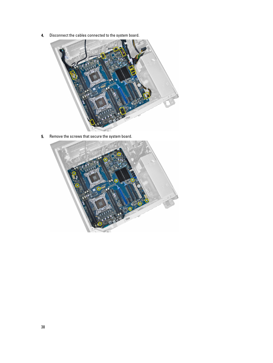 Dell Precision T5610 (Late 2013) User Manual | Page 38 / 73