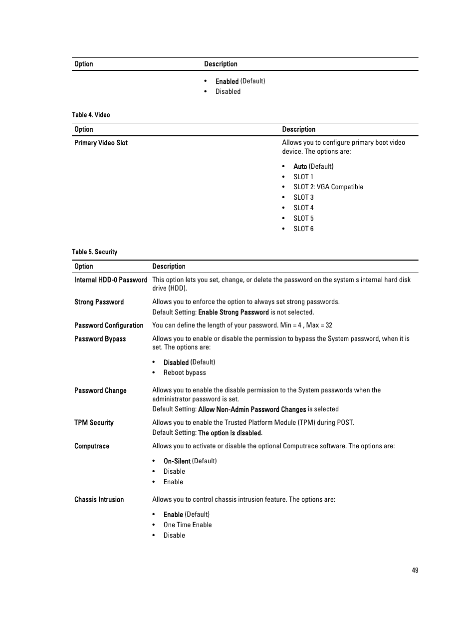 Dell Precision T5610 (Late 2013) User Manual | Page 49 / 73