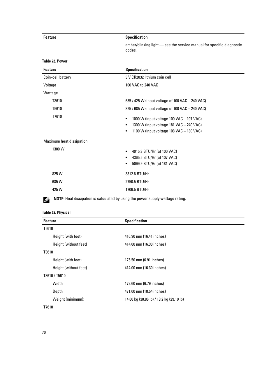 Dell Precision T5610 (Late 2013) User Manual | Page 70 / 73