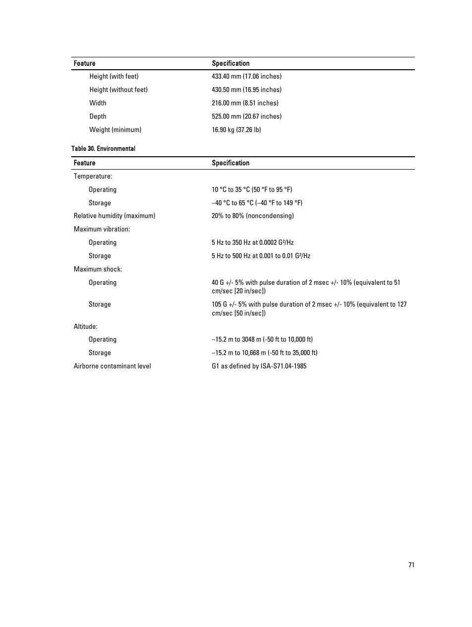 Dell Precision T5610 (Late 2013) User Manual | Page 71 / 73