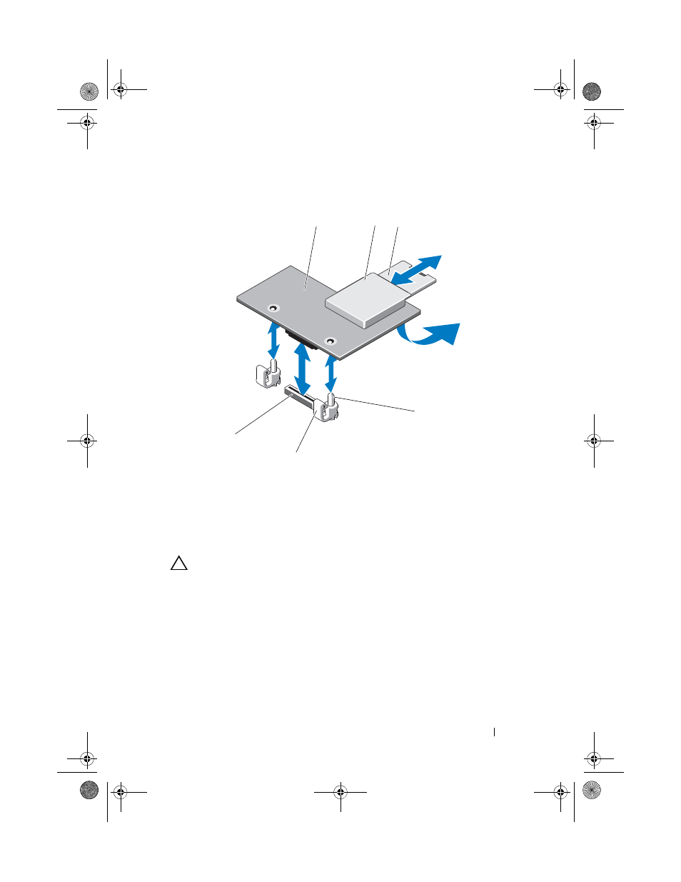 Installing an idrac6 enterprise card, E figure 3-21 | Dell PowerEdge R815 User Manual | Page 121 / 196