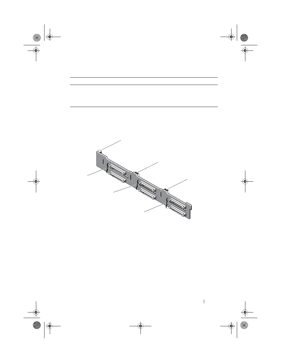 Sas backplane board connectors | Dell PowerEdge R815 User Manual | Page 183 / 196