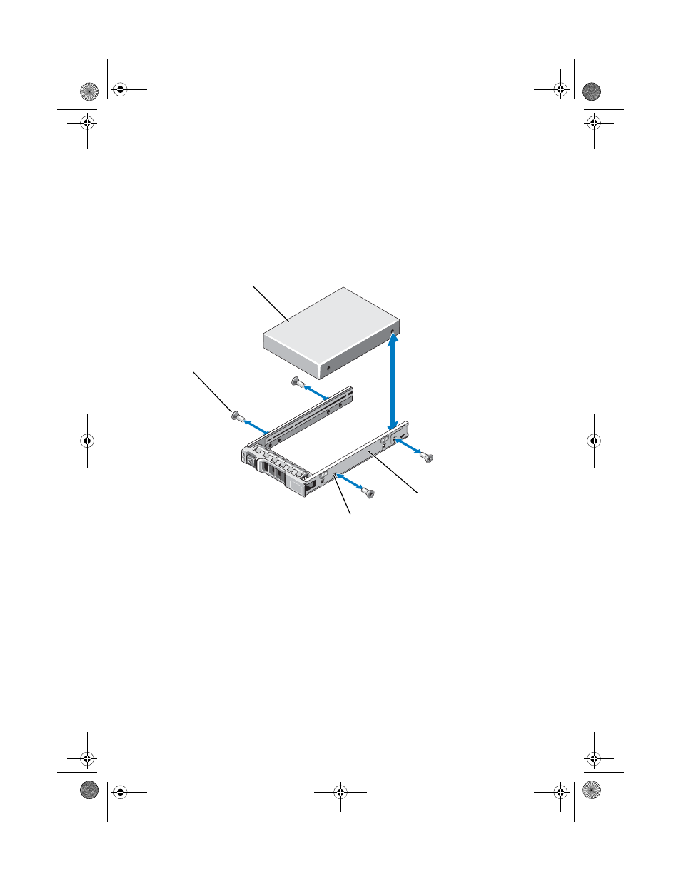 Removing a hard drive from a hard-drive carrier, Installing a hard drive into a hard-drive carrier, Removing a hard drive from a hard-drive | Carrier, Installing a hard drive into a hard-drive | Dell PowerEdge R815 User Manual | Page 82 / 196