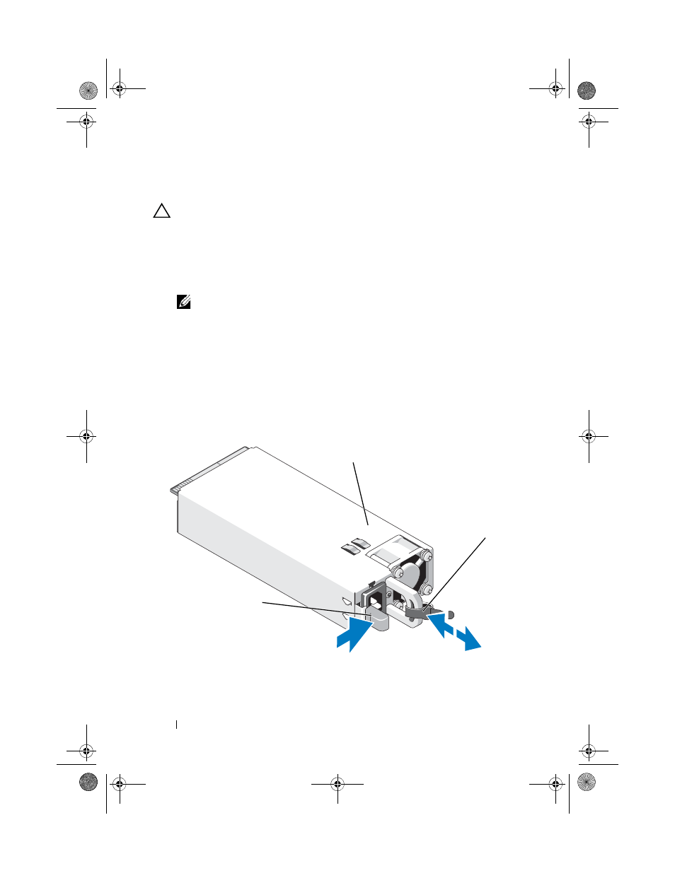 Removing a power supply | Dell PowerEdge R815 User Manual | Page 86 / 196