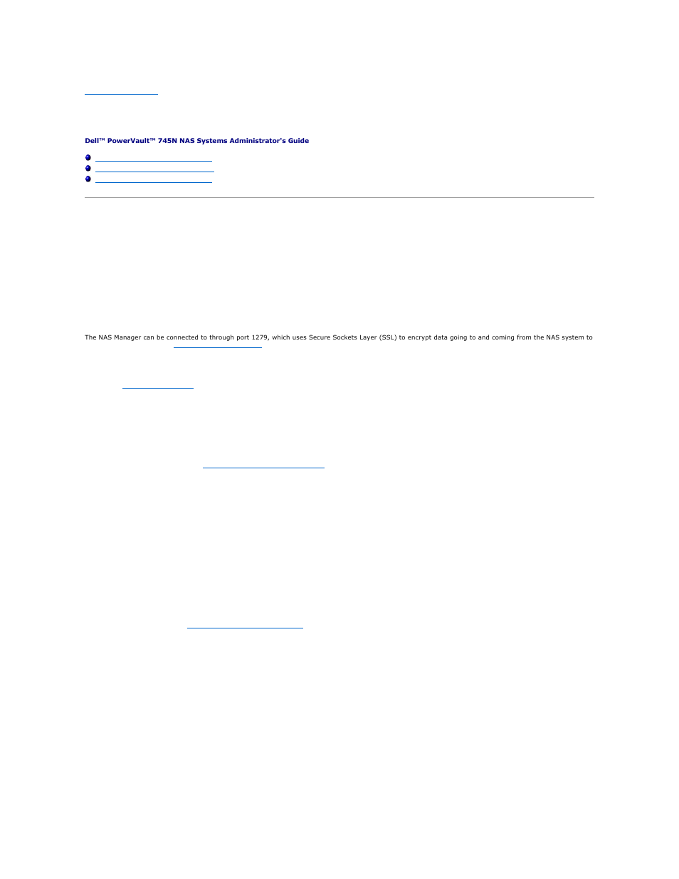 Security recommendations, Standard security recommendations, Passwords | Ftp and telnet, Antivirus software, Microsoft security updates | Dell PowerVault 745N User Manual | Page 87 / 89