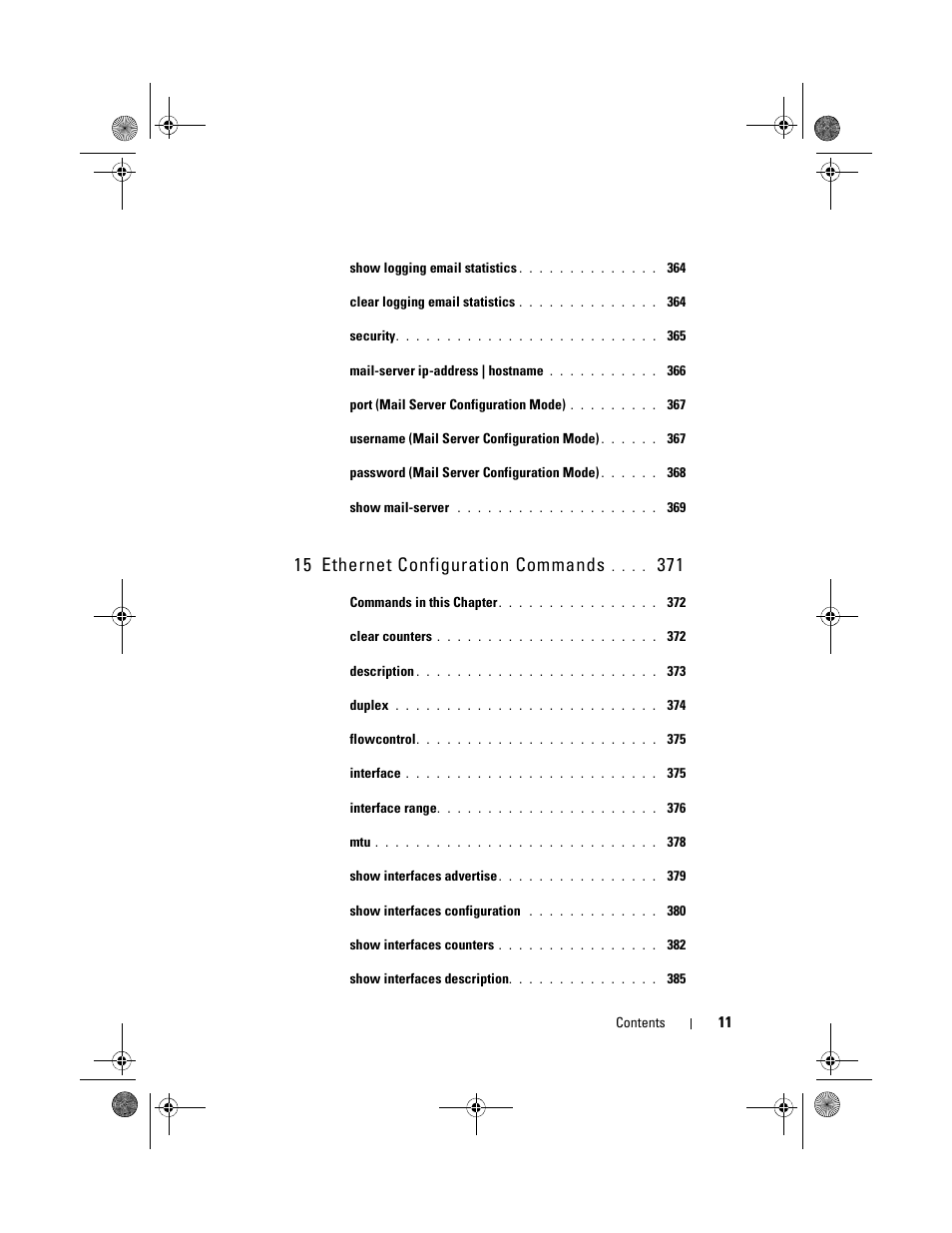 15 ethernet configuration commands | Dell POWEREDGE M1000E User Manual | Page 11 / 1682