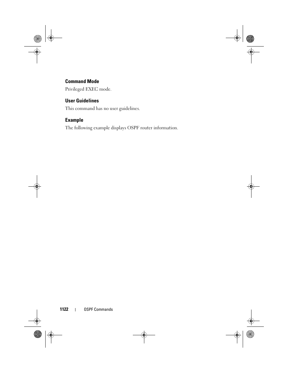 Command mode, User guidelines, Example | Dell POWEREDGE M1000E User Manual | Page 1122 / 1682