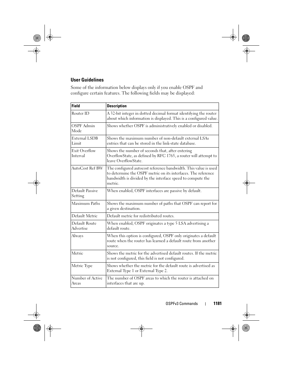 User guidelines | Dell POWEREDGE M1000E User Manual | Page 1181 / 1682