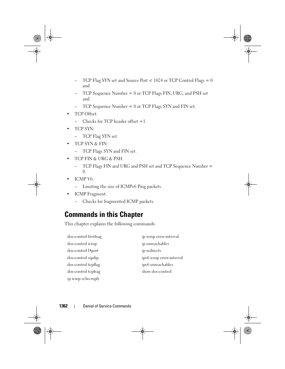 Commands in this chapter | Dell POWEREDGE M1000E User Manual | Page 1366 / 1682