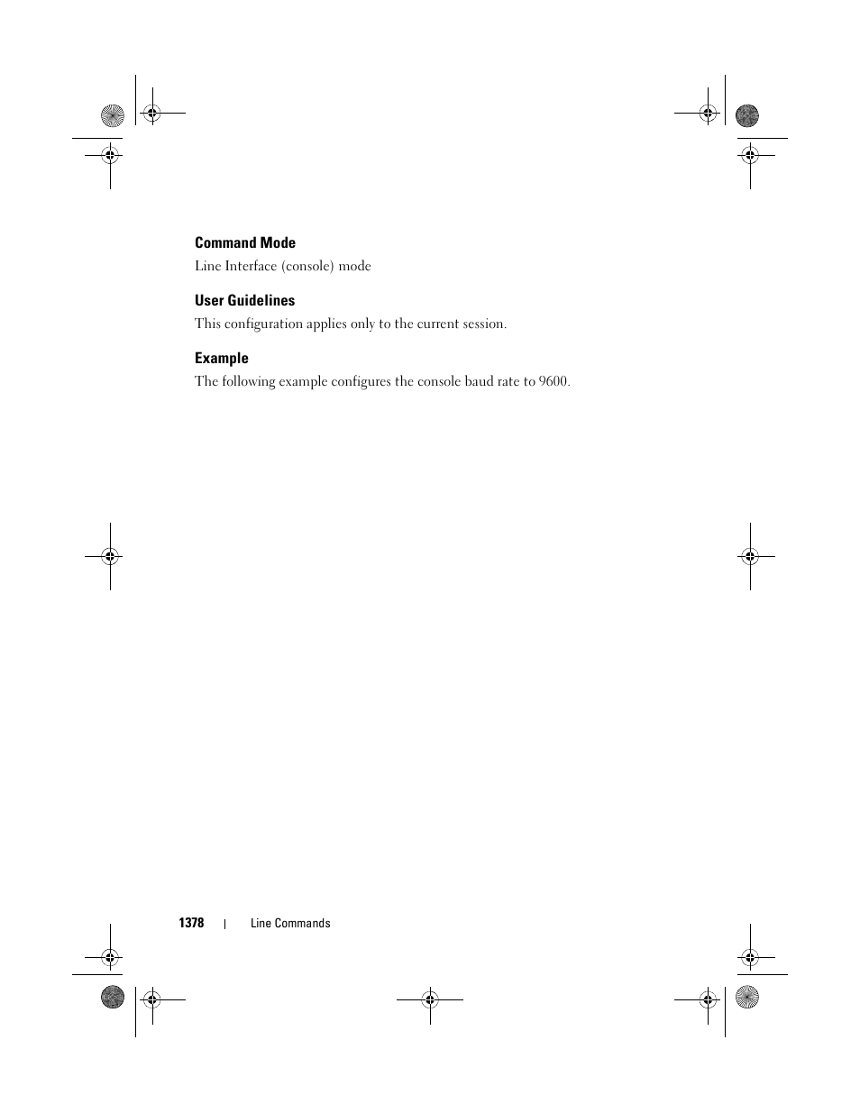 Command mode, User guidelines, Example | Dell POWEREDGE M1000E User Manual | Page 1382 / 1682