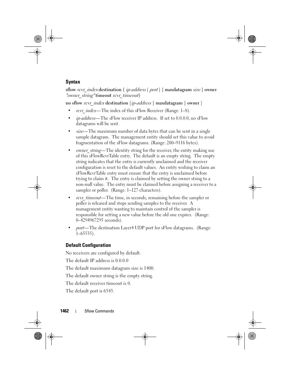 Syntax, Default configuration | Dell POWEREDGE M1000E User Manual | Page 1466 / 1682