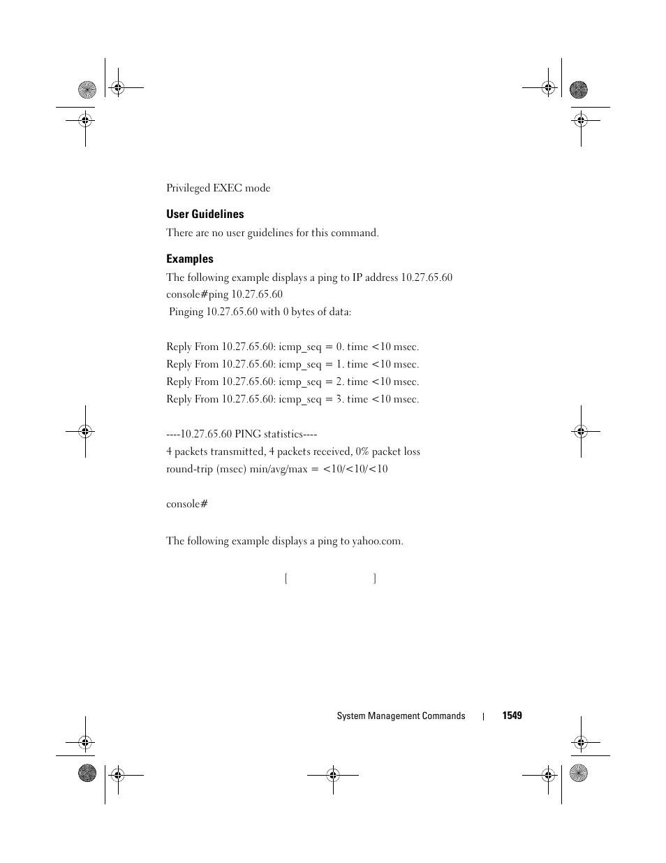 User guidelines, Examples | Dell POWEREDGE M1000E User Manual | Page 1553 / 1682