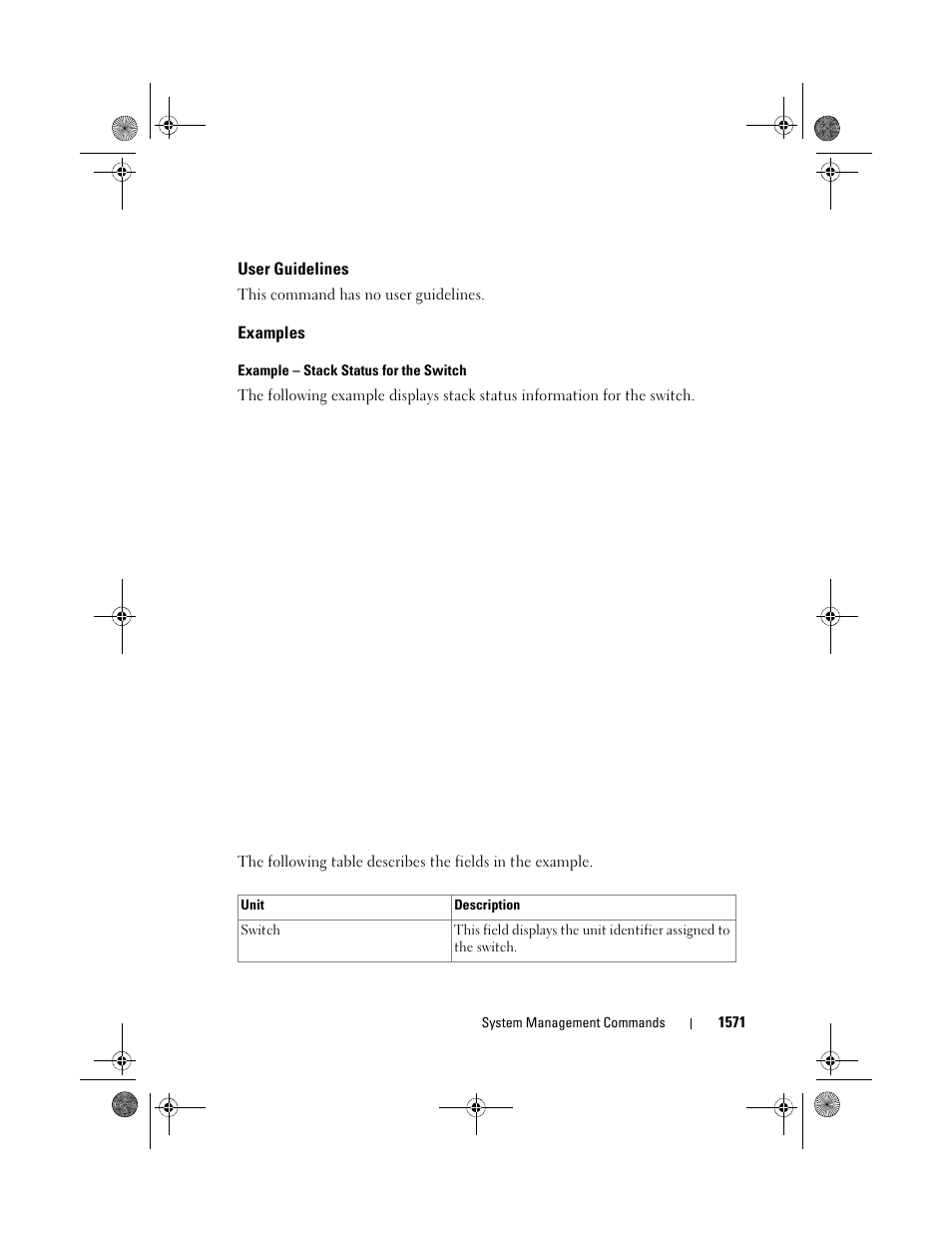 User guidelines, Examples | Dell POWEREDGE M1000E User Manual | Page 1575 / 1682