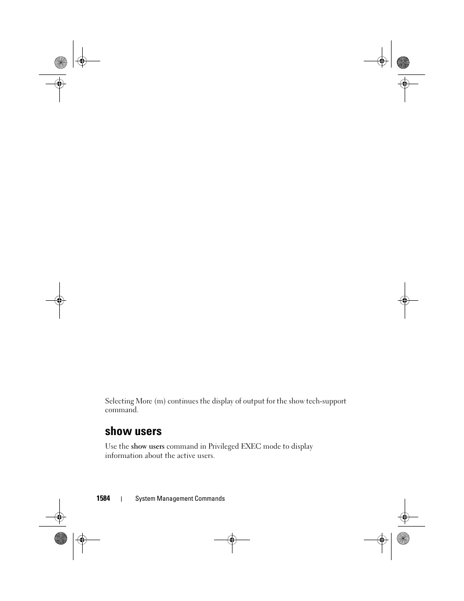 Show users | Dell POWEREDGE M1000E User Manual | Page 1588 / 1682