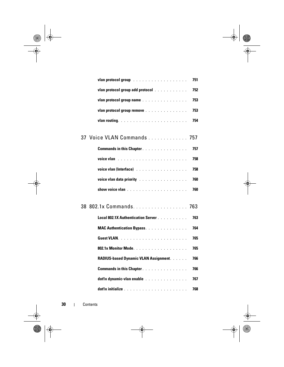 37 voice vlan commands | Dell POWEREDGE M1000E User Manual | Page 30 / 1682