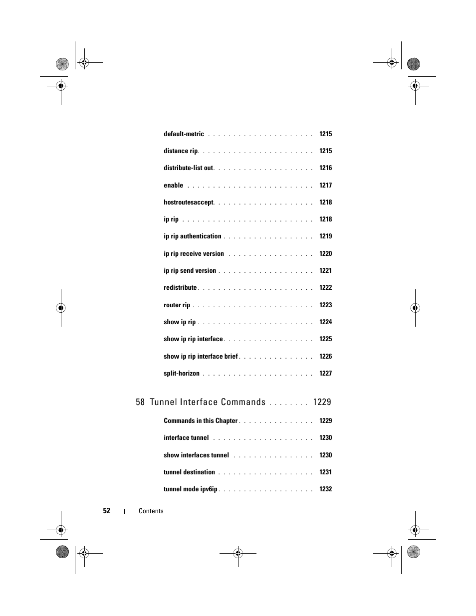 58 tunnel interface commands | Dell POWEREDGE M1000E User Manual | Page 52 / 1682