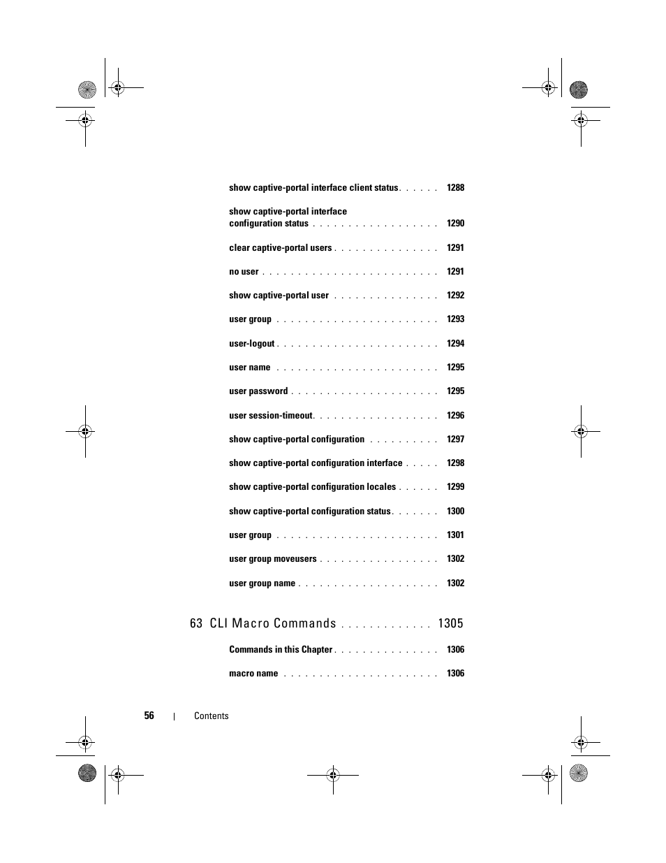 63 cli macro commands | Dell POWEREDGE M1000E User Manual | Page 56 / 1682