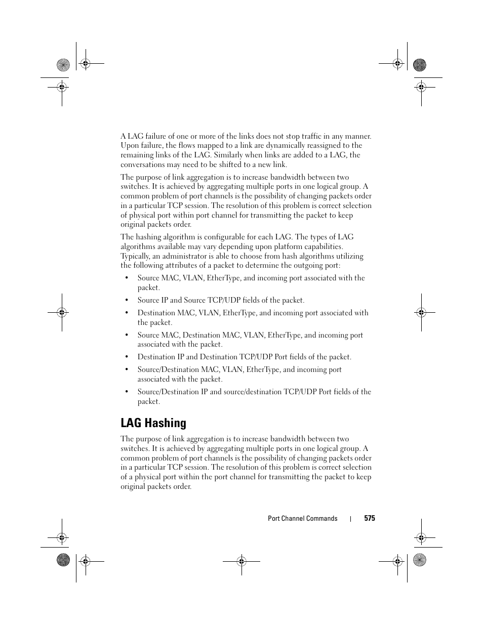 Lag hashing | Dell POWEREDGE M1000E User Manual | Page 575 / 1682