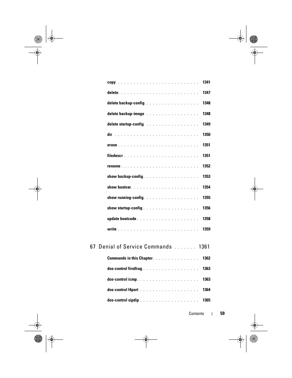 67 denial of service commands | Dell POWEREDGE M1000E User Manual | Page 59 / 1682