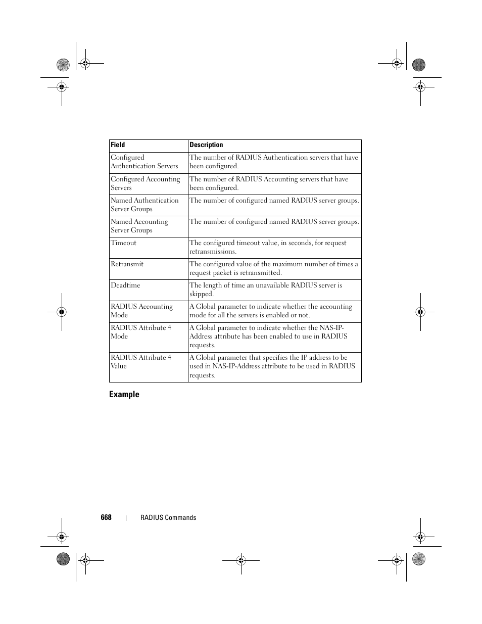 Example | Dell POWEREDGE M1000E User Manual | Page 668 / 1682