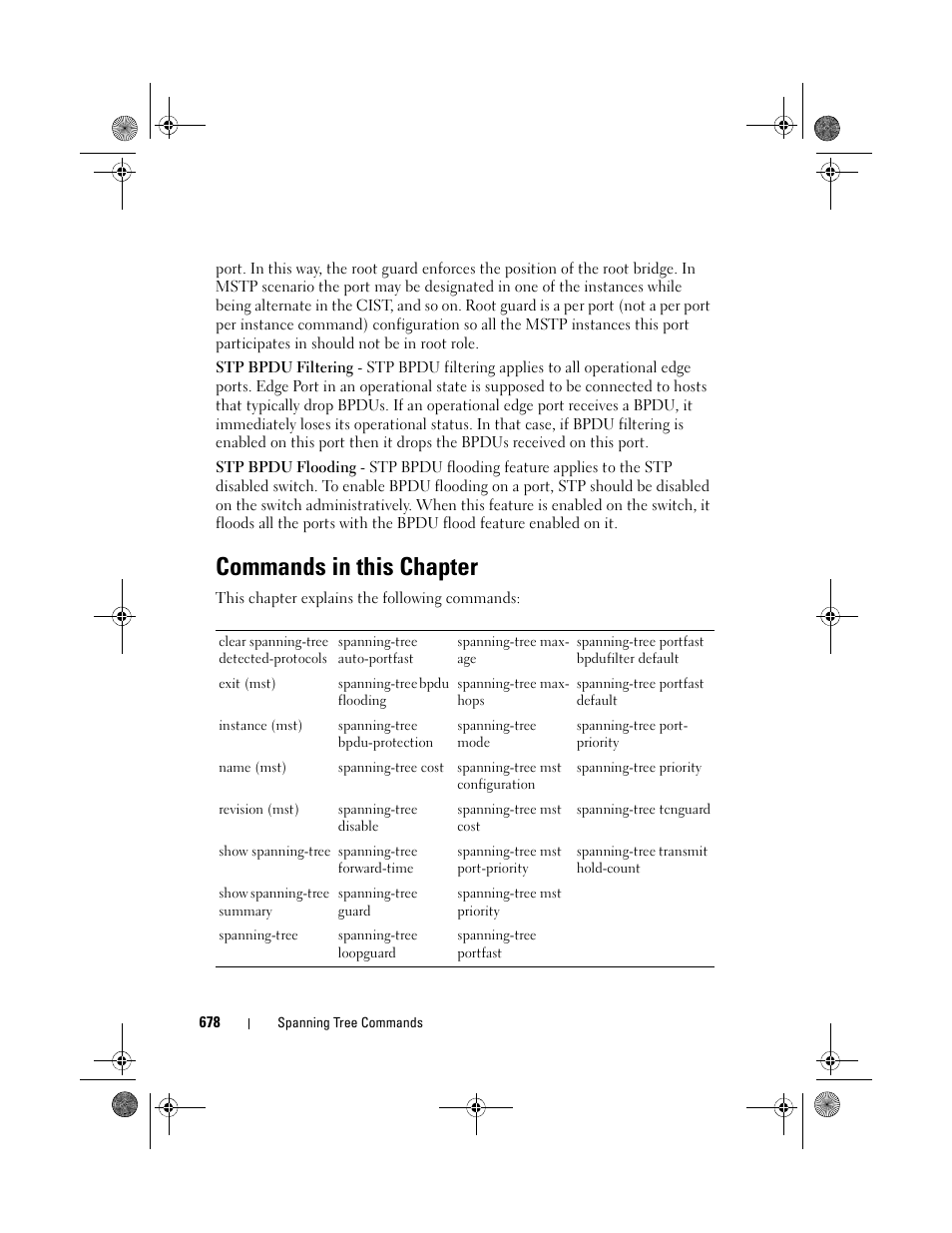 Commands in this chapter | Dell POWEREDGE M1000E User Manual | Page 678 / 1682