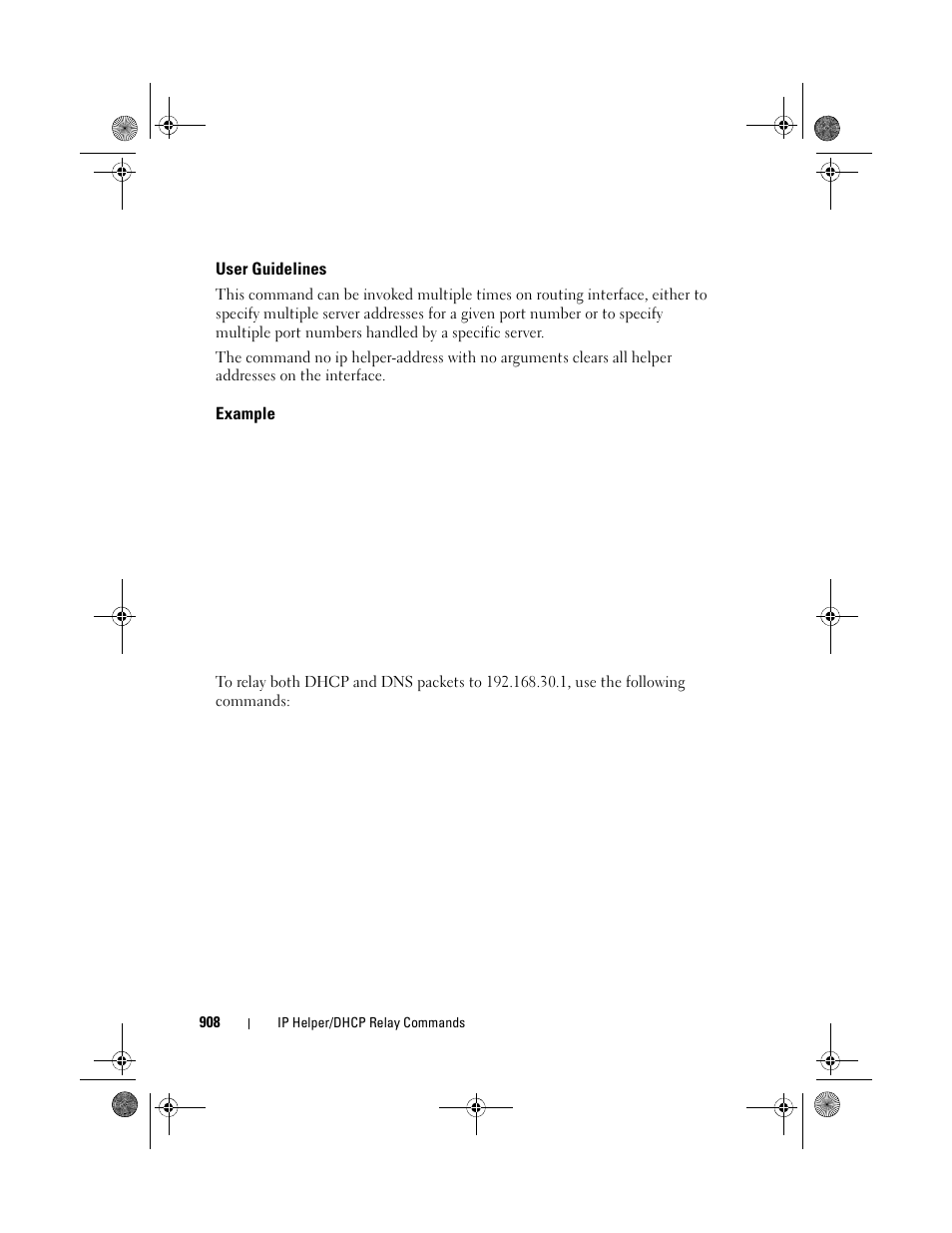 User guidelines, Example | Dell POWEREDGE M1000E User Manual | Page 908 / 1682