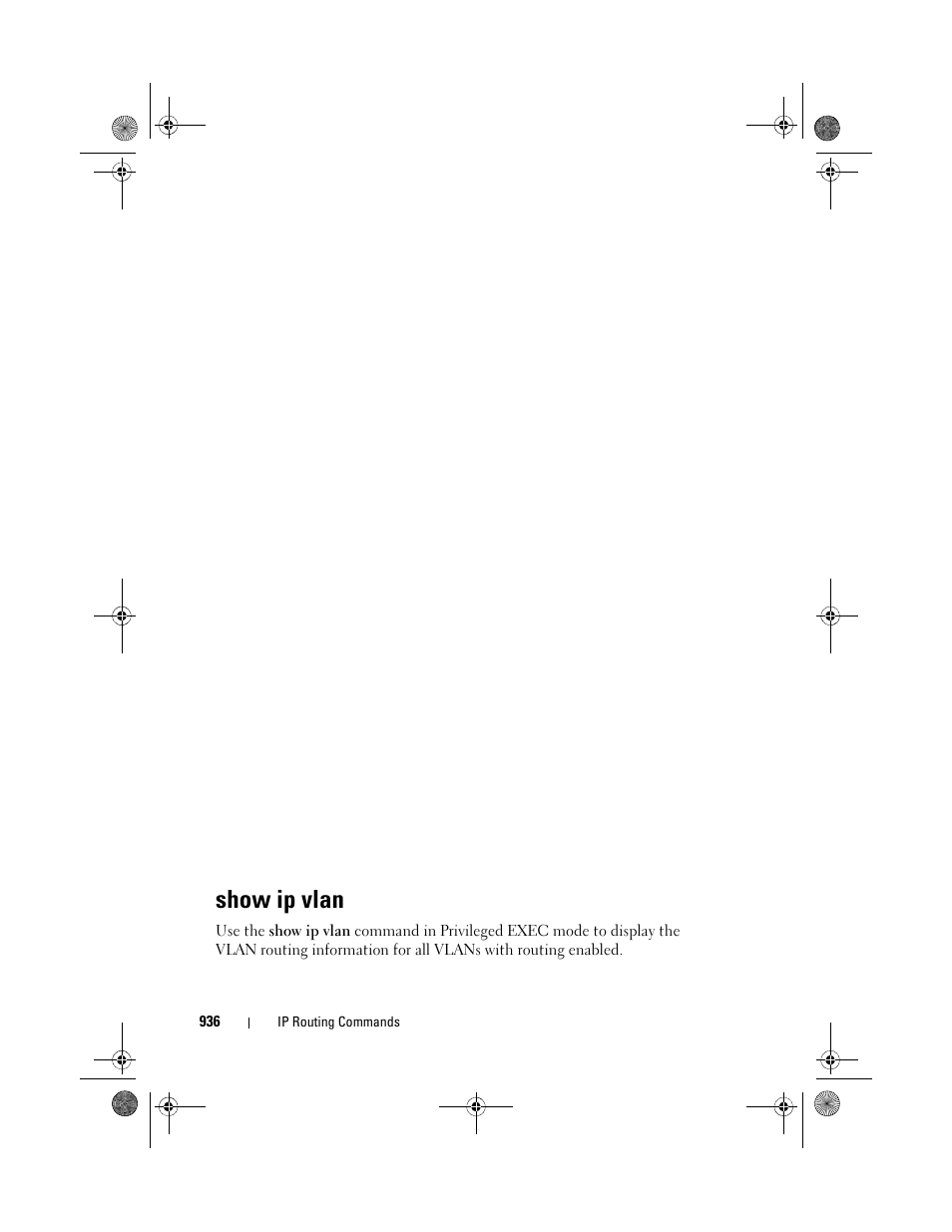 Show ip vlan | Dell POWEREDGE M1000E User Manual | Page 936 / 1682