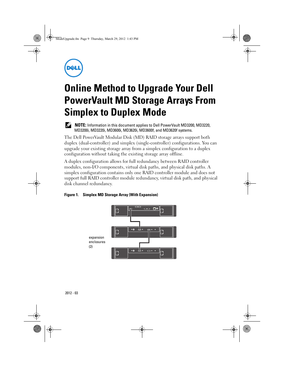 Dell POWERVAULT MD3600I User Manual | 6 pages