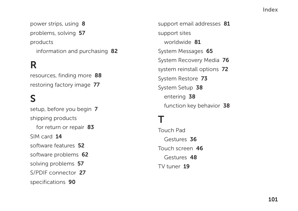 Dell XPS 14 (L401X, Late 2010) User Manual | Page 103 / 106