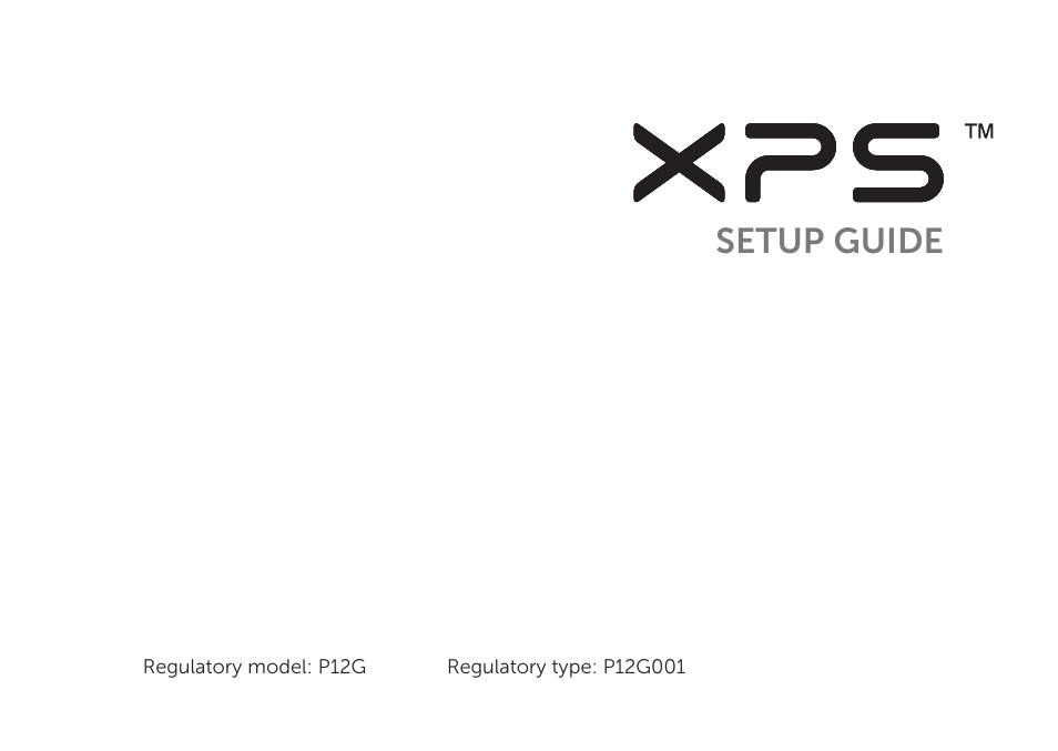 Setup guide | Dell XPS 14 (L401X, Late 2010) User Manual | Page 3 / 106