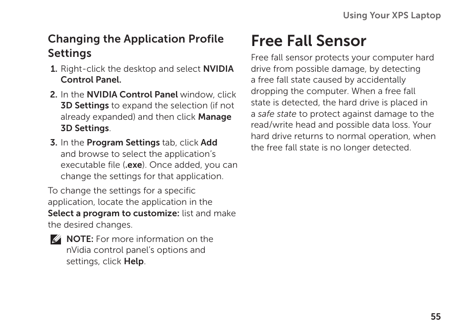 Free fall sensor | Dell XPS 14 (L401X, Late 2010) User Manual | Page 57 / 106