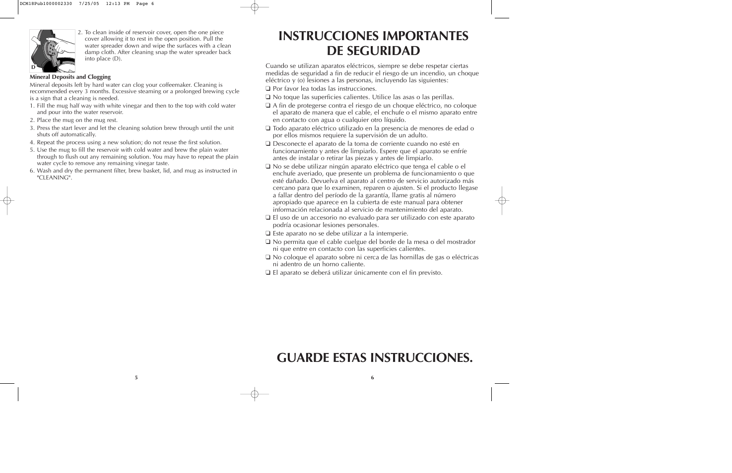 Black & Decker BREW 'N GO DCM18 User Manual | Page 4 / 11