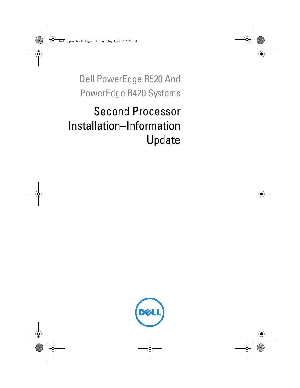 Dell POWEREDGE R520 User Manual | 8 pages