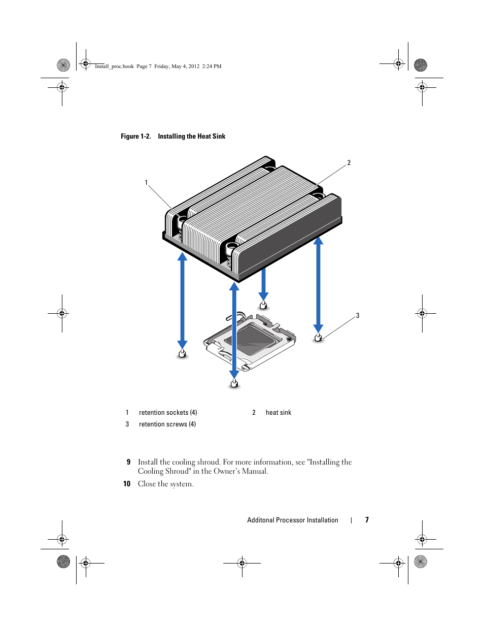 E figure 1-2 | Dell POWEREDGE R520 User Manual | Page 7 / 8