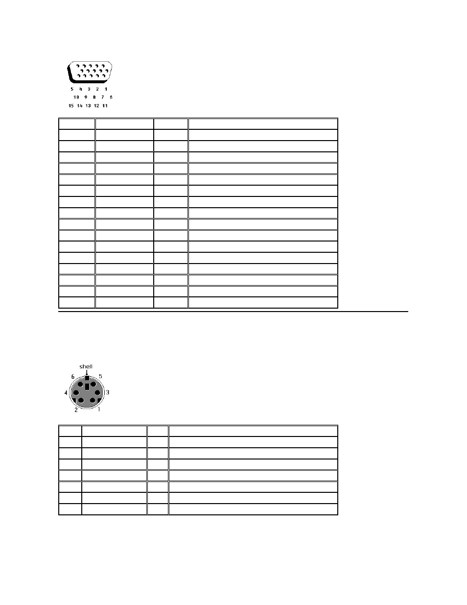 Ps/2 connector | Dell Inspiron 3500 User Manual | Page 60 / 166