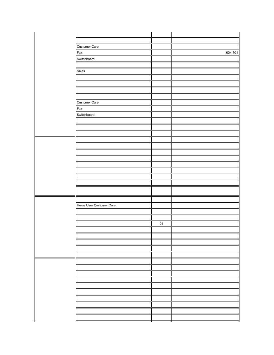 France, Paris) (montpellier), Germany | Langen), Ireland, Cherrywood), Italy, Milan) | Dell OptiPlex GX110 User Manual | Page 11 / 137