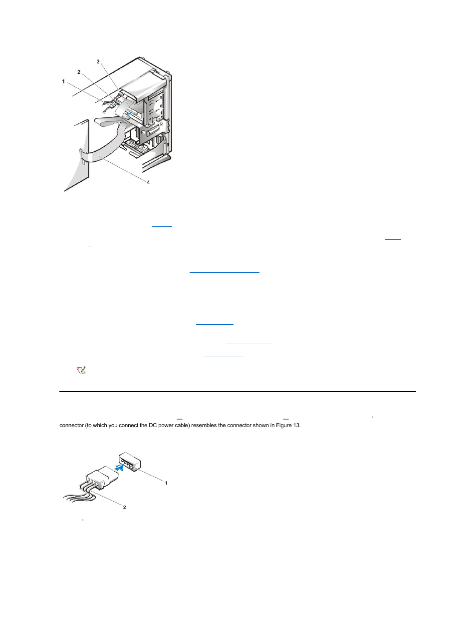 Connecting drives | Dell OptiPlex GX110 User Manual | Page 27 / 137