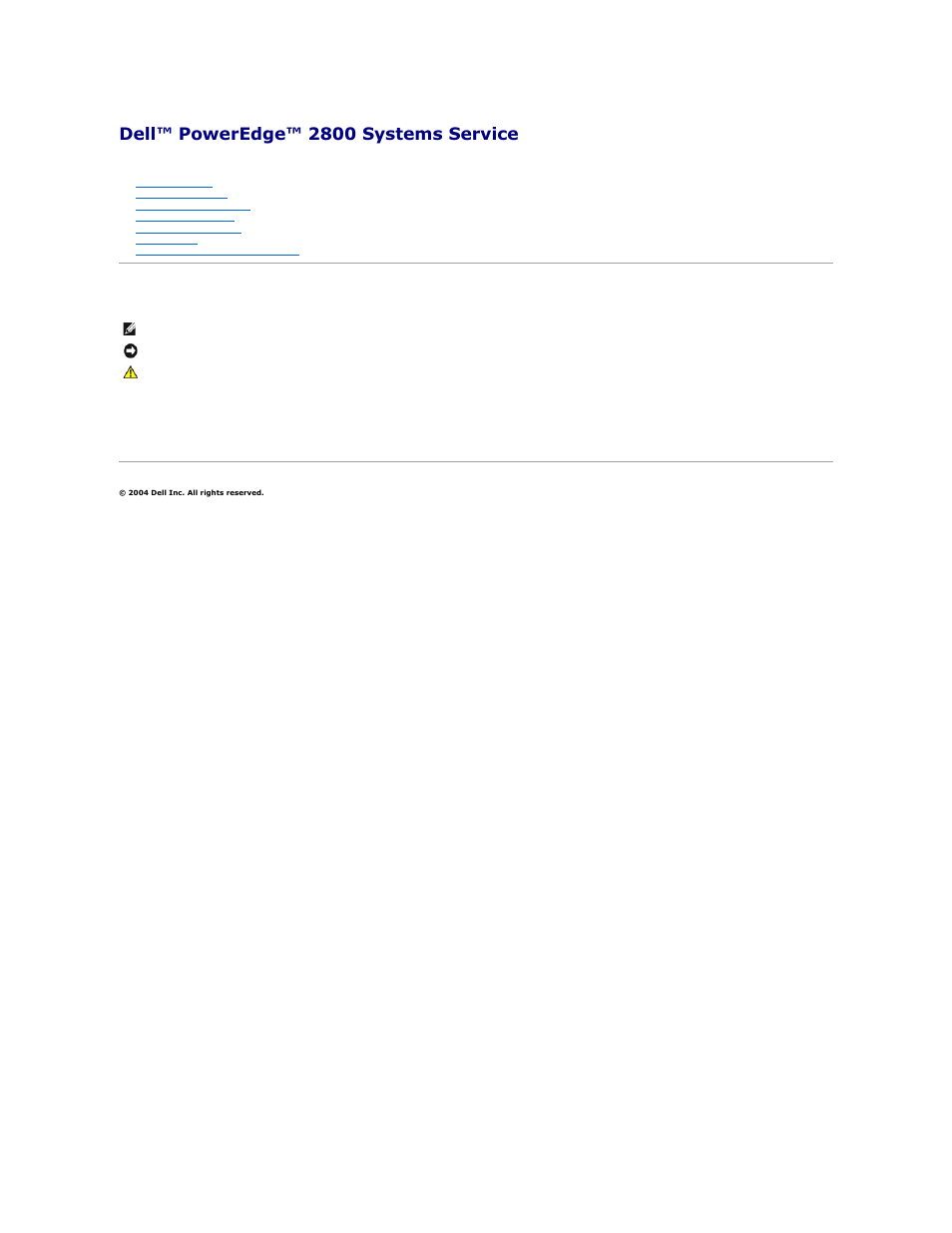 Dell PowerEdge 2800 User Manual | 11 pages