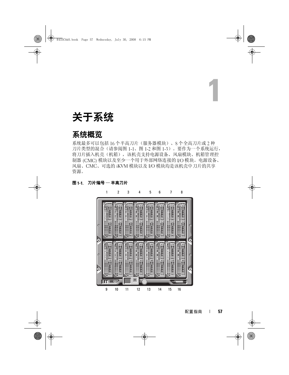 关于系统, 系统概览 | Dell PowerEdge M605 User Manual | Page 59 / 210