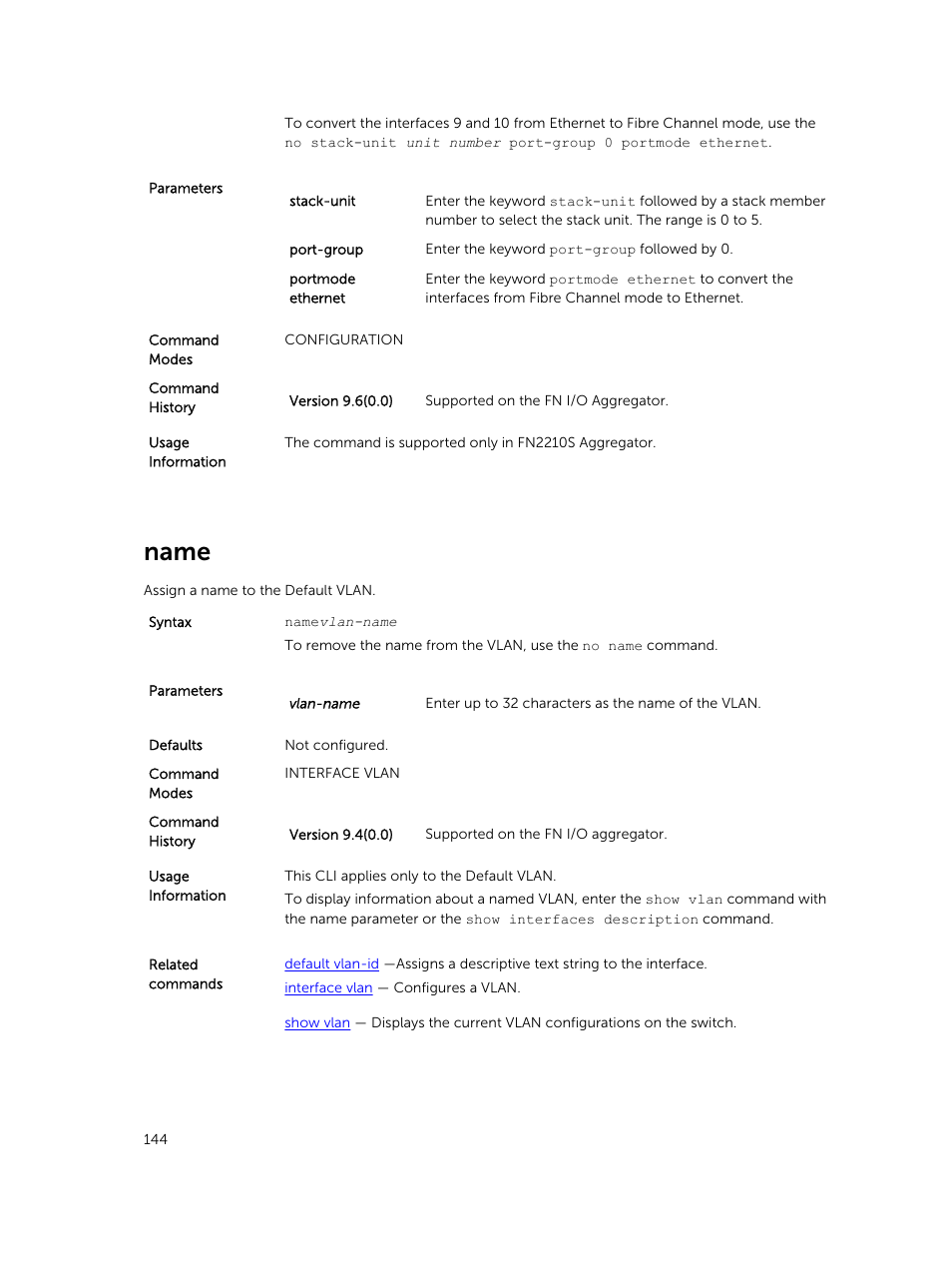 Name | Dell PowerEdge FX2/FX2s User Manual | Page 144 / 462