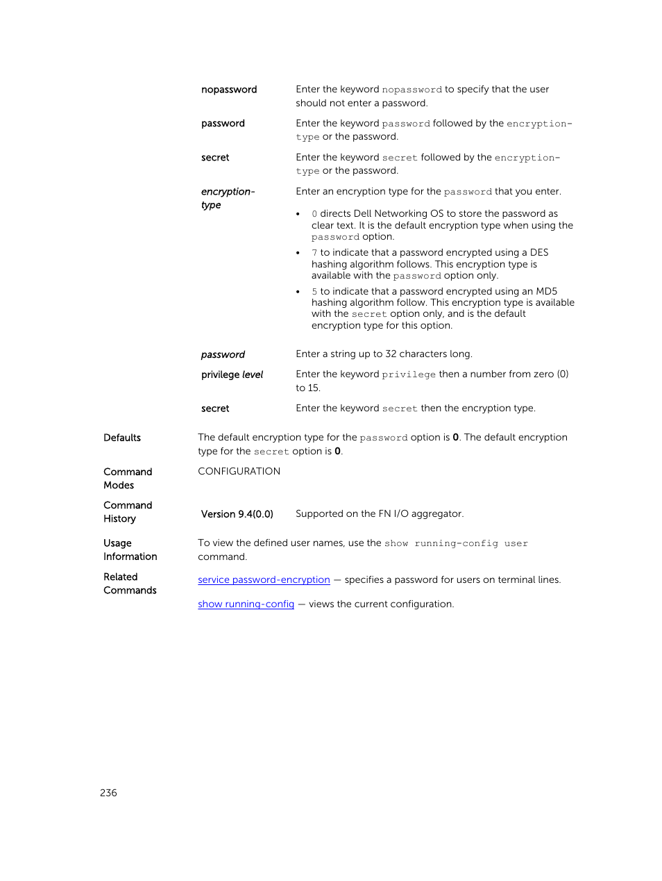 Dell PowerEdge FX2/FX2s User Manual | Page 236 / 462