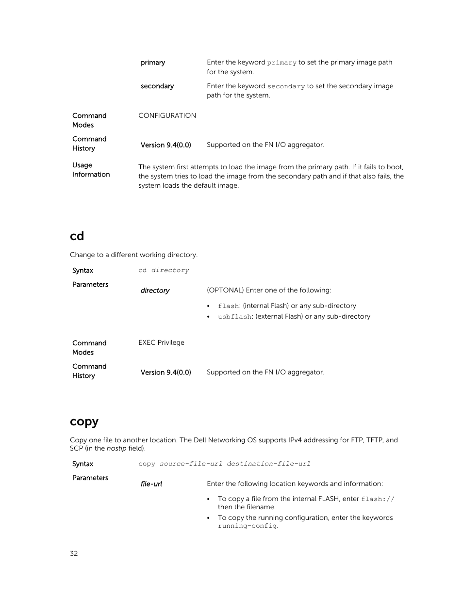 Copy | Dell PowerEdge FX2/FX2s User Manual | Page 32 / 462