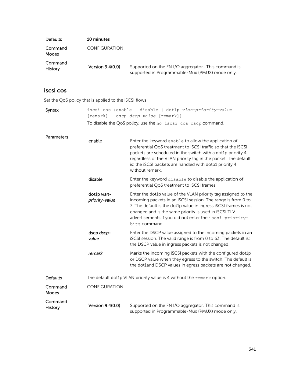 Iscsi cos | Dell PowerEdge FX2/FX2s User Manual | Page 341 / 462