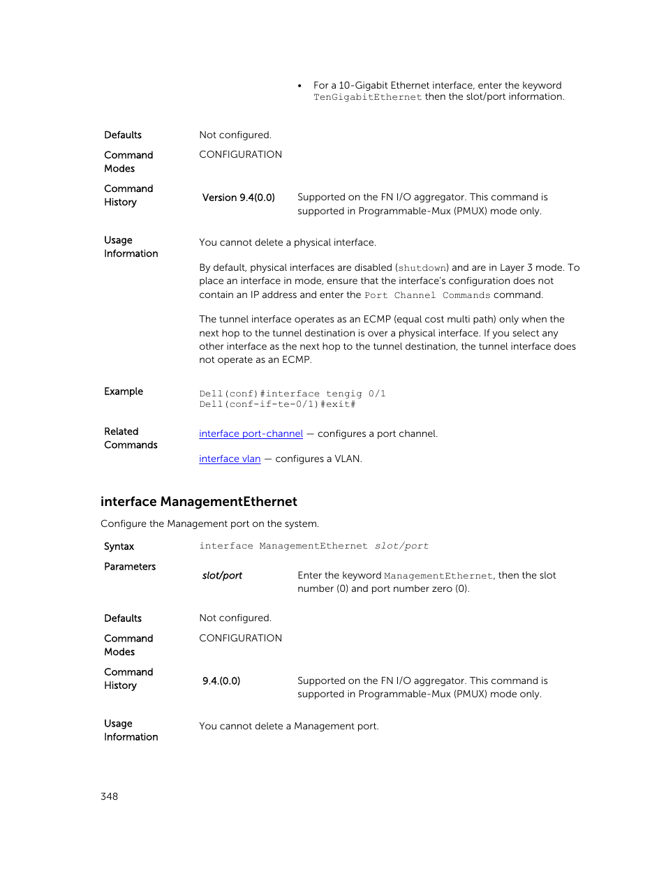 Interface managementethernet | Dell PowerEdge FX2/FX2s User Manual | Page 348 / 462