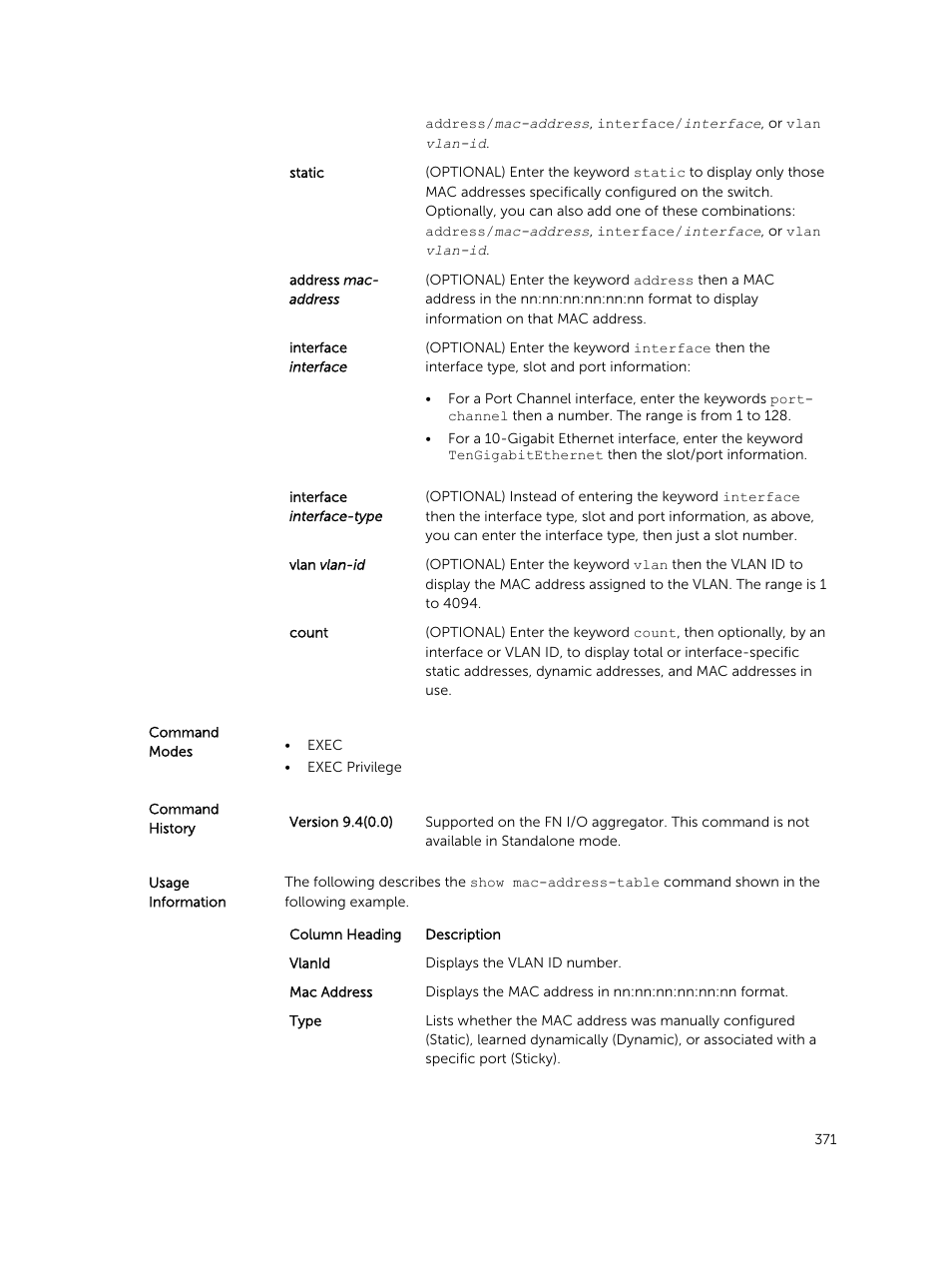 Dell PowerEdge FX2/FX2s User Manual | Page 371 / 462