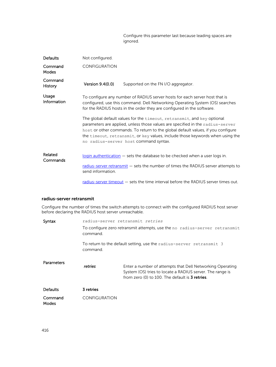 Dell PowerEdge FX2/FX2s User Manual | Page 416 / 462