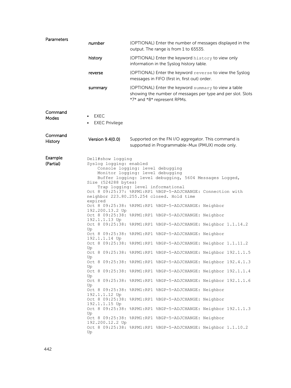 Dell PowerEdge FX2/FX2s User Manual | Page 442 / 462