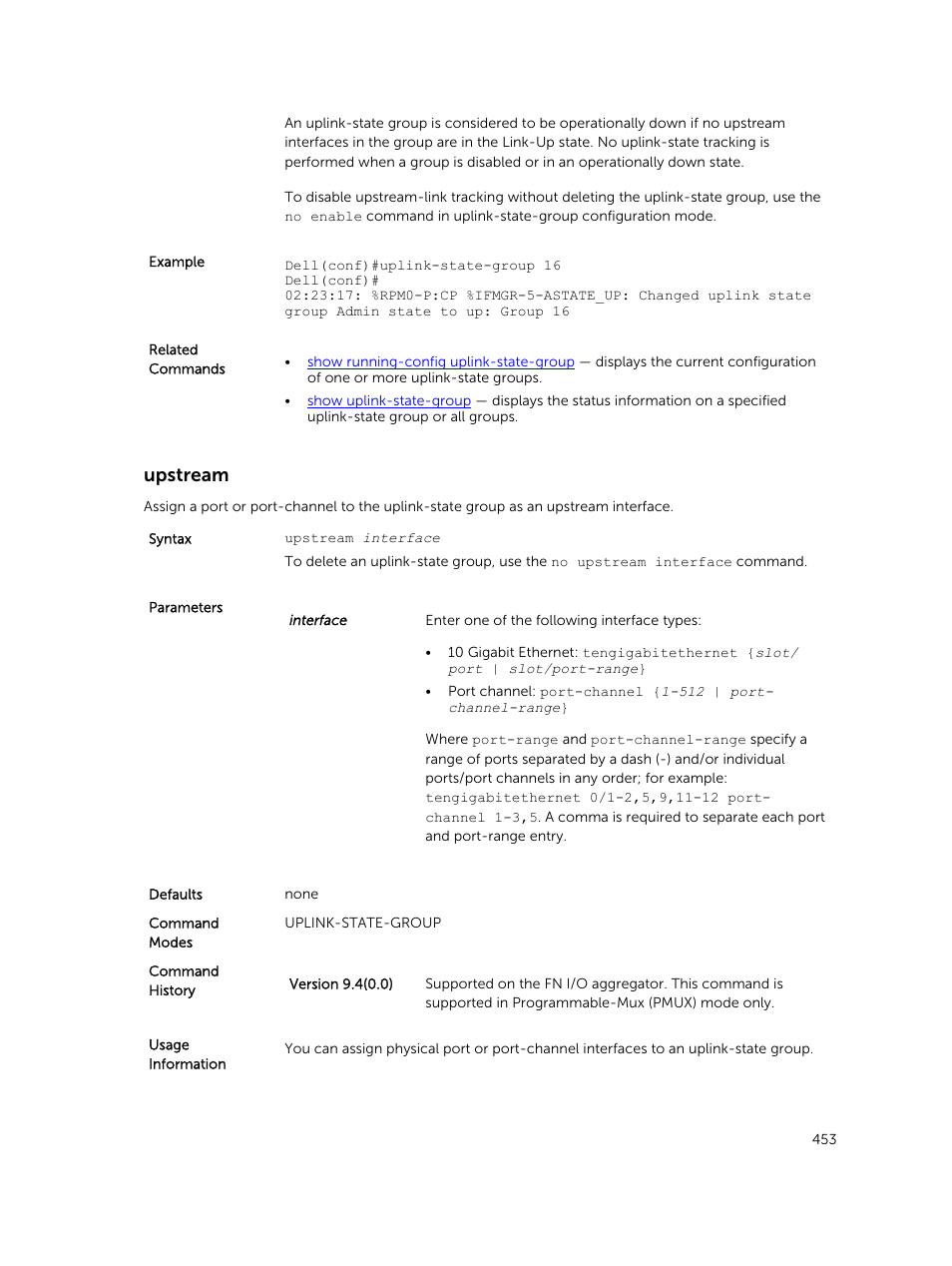 Upstream | Dell PowerEdge FX2/FX2s User Manual | Page 453 / 462